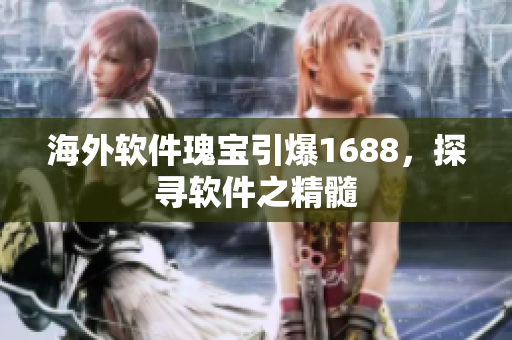 海外软件瑰宝引爆1688，探寻软件之精髓