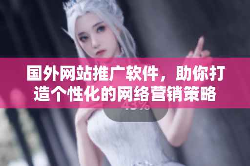 国外网站推广软件，助你打造个性化的网络营销策略