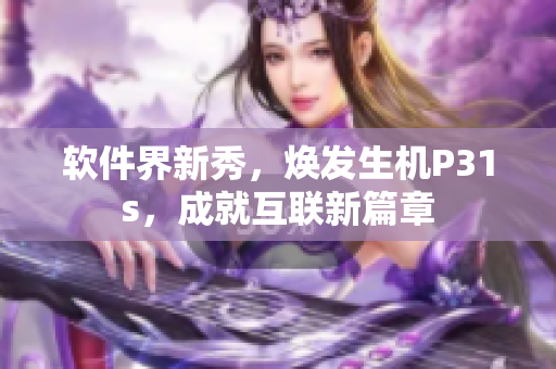软件界新秀，焕发生机P31s，成就互联新篇章