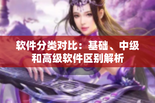 软件分类对比：基础、中级和高级软件区别解析
