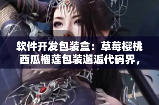 软件开发包装盒：草莓樱桃西瓜榴莲包装邂逅代码界，共同述说创意前沿