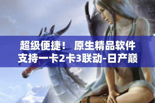 超级便捷！ 原生精品软件支持一卡2卡3联动-日产巅峰