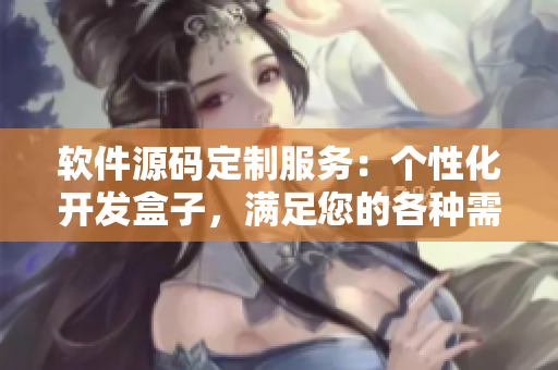 软件源码定制服务：个性化开发盒子，满足您的各种需求