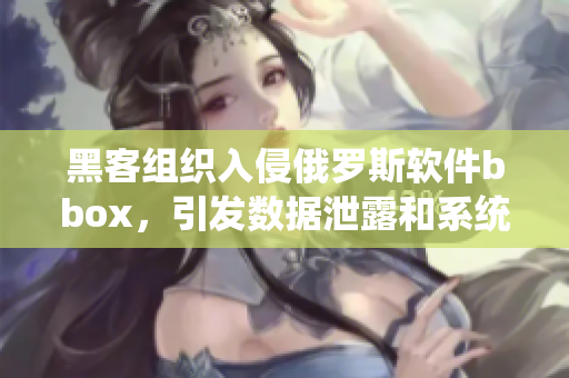 黑客组织入侵俄罗斯软件bbox，引发数据泄露和系统崩溃