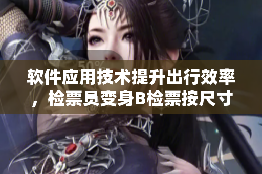 软件应用技术提升出行效率，检票员变身B检票按尺寸上车