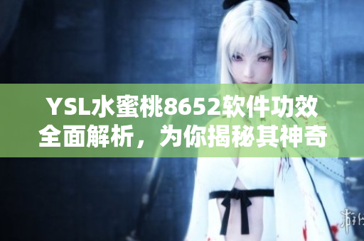 YSL水蜜桃8652软件功效全面解析，为你揭秘其神奇功能
