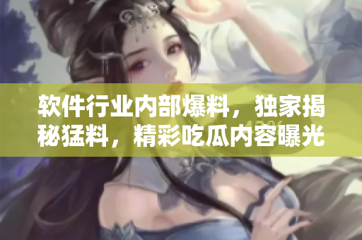 软件行业内部爆料，独家揭秘猛料，精彩吃瓜内容曝光