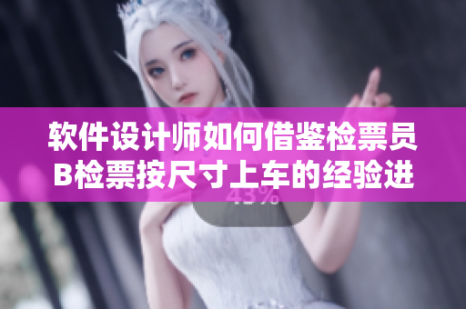 软件设计师如何借鉴检票员B检票按尺寸上车的经验进行代码编写？