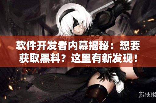 软件开发者内幕揭秘：想要获取黑料？这里有新发现！
