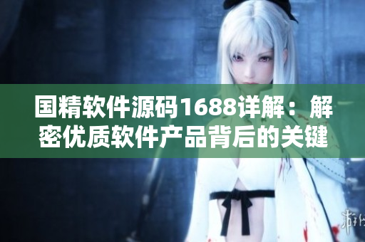 国精软件源码1688详解：解密优质软件产品背后的关键技术