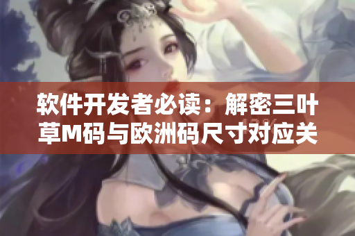 软件开发者必读：解密三叶草M码与欧洲码尺寸对应关系