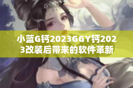 小蓝G钙2023GGY钙2023改装后带来的软件革新