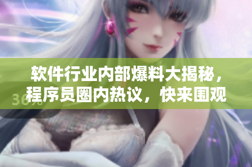 软件行业内部爆料大揭秘，程序员圈内热议，快来围观！