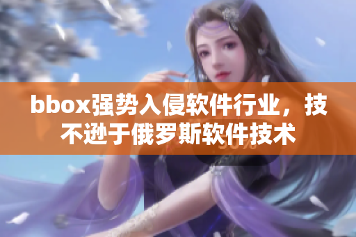 bbox强势入侵软件行业，技不逊于俄罗斯软件技术