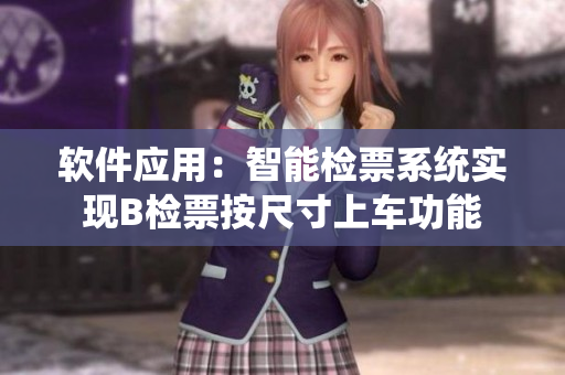 软件应用：智能检票系统实现B检票按尺寸上车功能