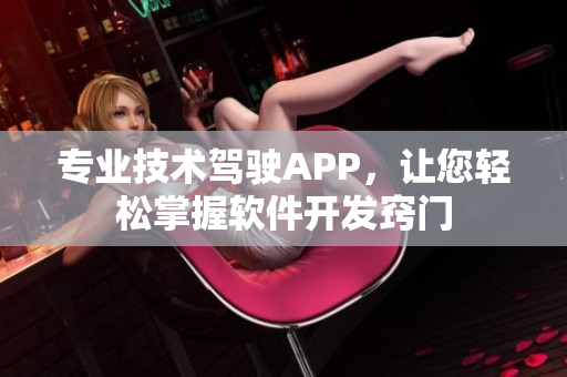 专业技术驾驶APP，让您轻松掌握软件开发窍门