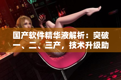 国产软件精华液解析：突破一、二、三产，技术升级助力软件创新