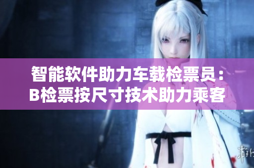 智能软件助力车载检票员：B检票按尺寸技术助力乘客上车