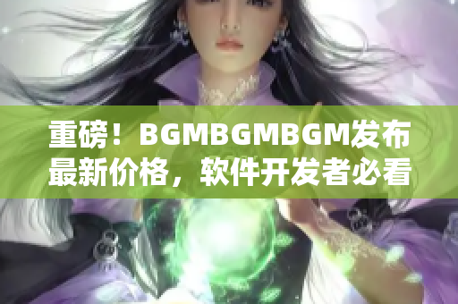 重磅！BGMBGMBGM发布最新价格，软件开发者必看！