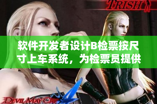 软件开发者设计B检票按尺寸上车系统，为检票员提供便捷操作