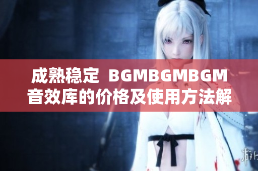 成熟稳定  BGMBGMBGM音效库的价格及使用方法解析