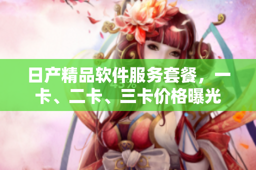 日产精品软件服务套餐，一卡、二卡、三卡价格曝光