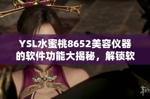 YSL水蜜桃8652美容仪器的软件功能大揭秘，解锁软件新体验