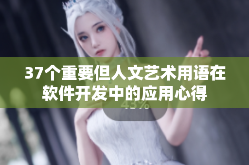 37个重要但人文艺术用语在软件开发中的应用心得