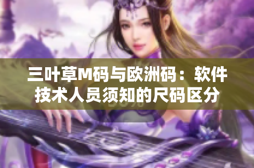 三叶草M码与欧洲码：软件技术人员须知的尺码区分