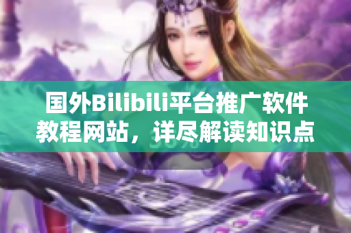 国外Bilibili平台推广软件教程网站，详尽解读知识点