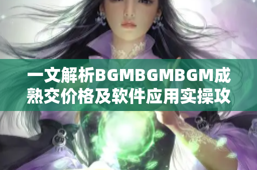 一文解析BGMBGMBGM成熟交价格及软件应用实操攻略