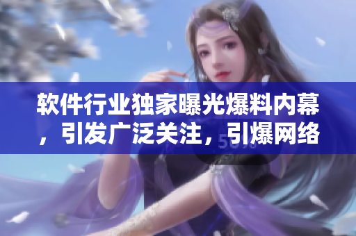 软件行业独家曝光爆料内幕，引发广泛关注，引爆网络热议