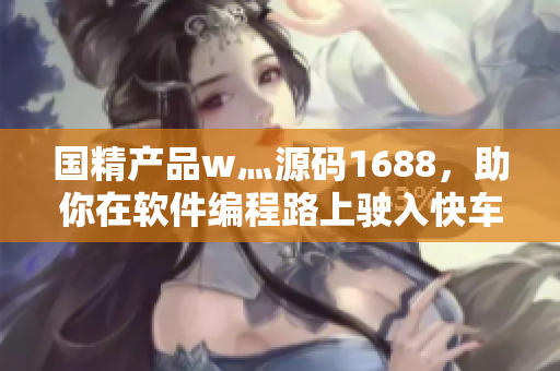 国精产品w灬源码1688，助你在软件编程路上驶入快车道