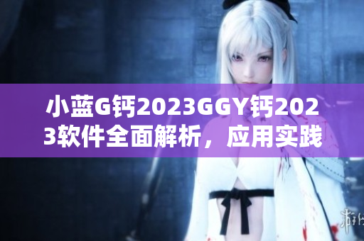 小蓝G钙2023GGY钙2023软件全面解析，应用实践全攻略
