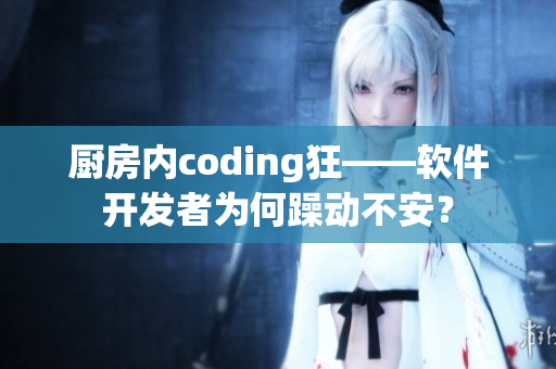 厨房内coding狂——软件开发者为何躁动不安？
