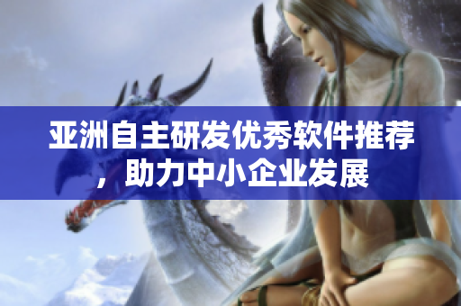 亚洲自主研发优秀软件推荐，助力中小企业发展