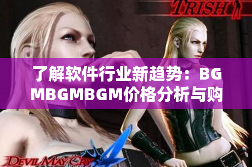 了解软件行业新趋势：BGMBGMBGM价格分析与购买建议