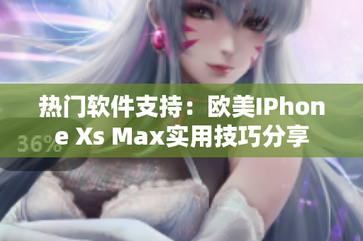 热门软件支持：欧美IPhone Xs Max实用技巧分享