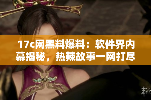 17c网黑料爆料：软件界内幕揭秘，热辣故事一网打尽