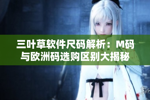 三叶草软件尺码解析：M码与欧洲码选购区别大揭秘