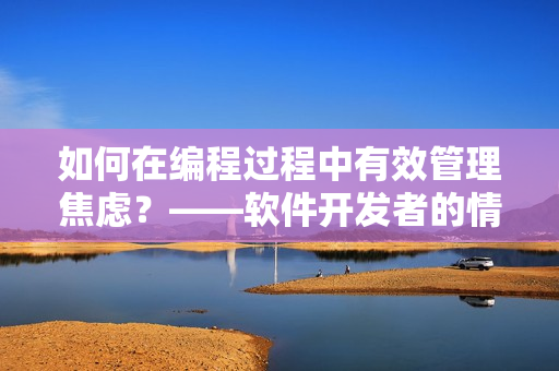 如何在编程过程中有效管理焦虑？——软件开发者的情绪管理指南