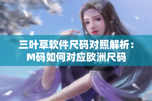三叶草软件尺码对照解析：M码如何对应欧洲尺码