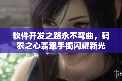 软件开发之路永不弯曲，码农之心翡翠手镯闪耀新光