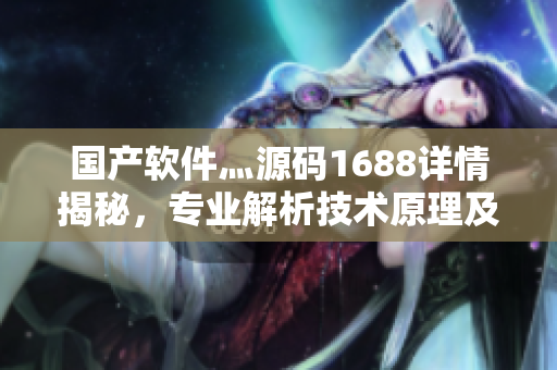 国产软件灬源码1688详情揭秘，专业解析技术原理及应用实战指南