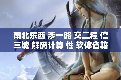 南北东西 涉一路 交二程 伫三城 解码计算 性 软体省籍