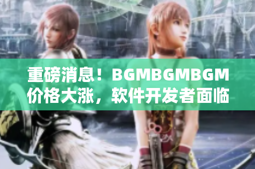 重磅消息！BGMBGMBGM价格大涨，软件开发者面临新挑战！