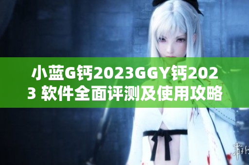 小蓝G钙2023GGY钙2023 软件全面评测及使用攻略