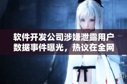 软件开发公司涉嫌泄露用户数据事件曝光，热议在全网掀起热潮