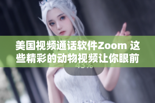 美国视频通话软件Zoom 这些精彩的动物视频让你眼前一亮