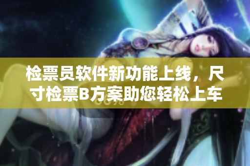 检票员软件新功能上线，尺寸检票B方案助您轻松上车